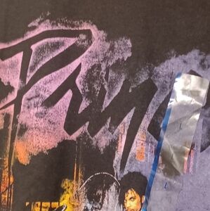 Purple Graphic T-Shirt Prince Purple RAIN T SHIRT